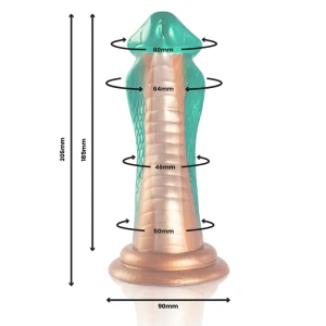 EPIC - DILDO PYTHON COBRA ZIELONY